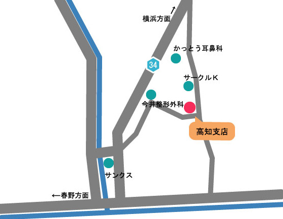 高知支店 地図